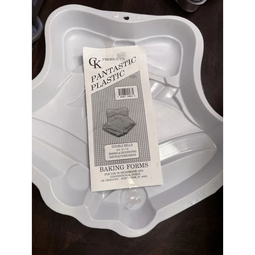 Pantastic Plastic CK Baking Form Double Bells directions 49-9110